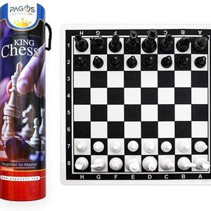 Pagos Chess Set - Portable Travel Chess Board Game